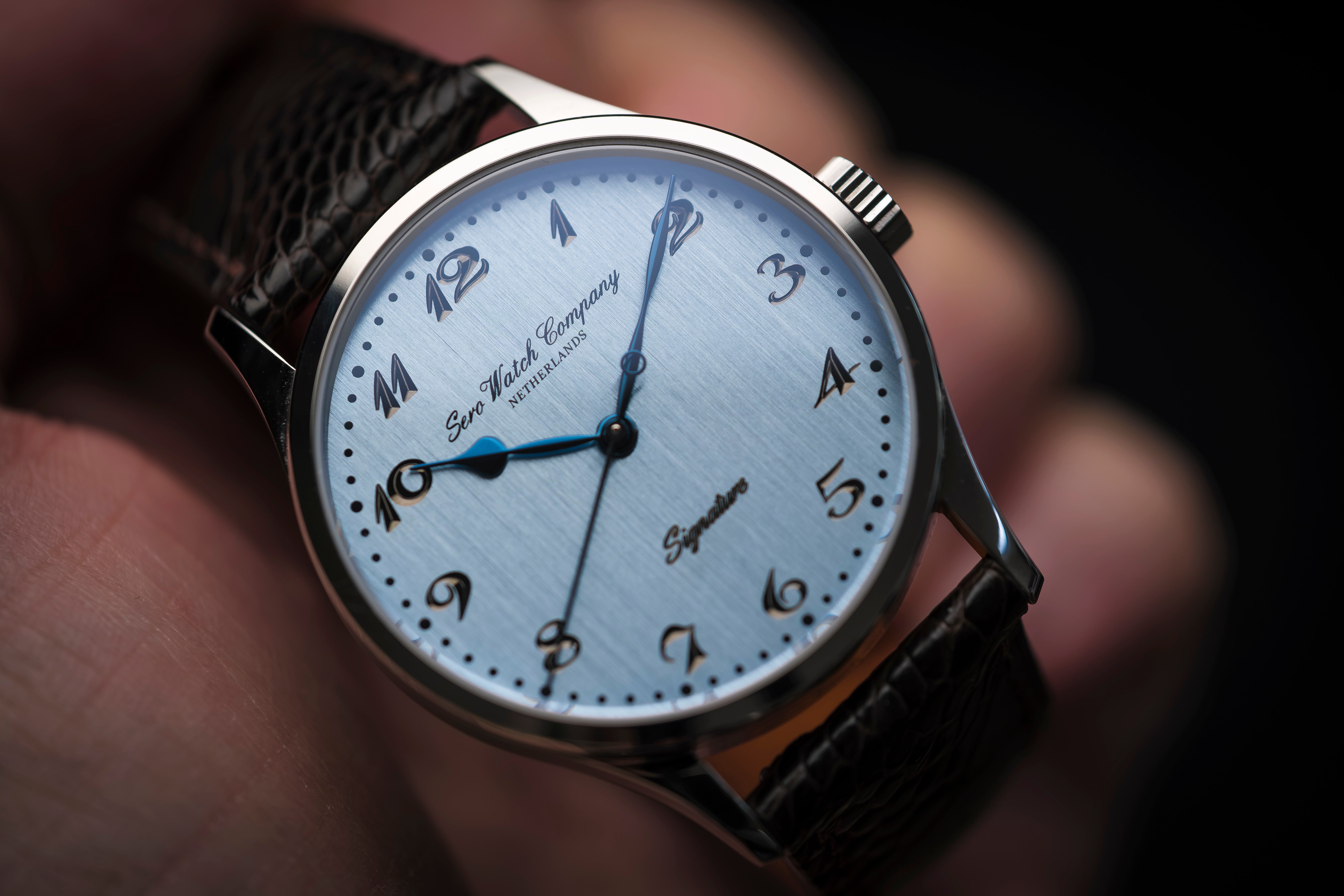 Signature Blue Leather Watch First Look: The Holthinrichs Signature Series, the new Entry  main image 3