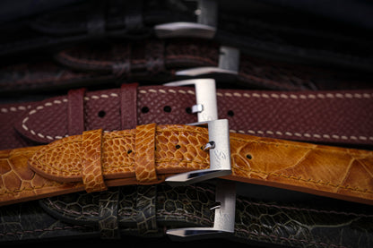 Handmade Ostrich Leather Straps