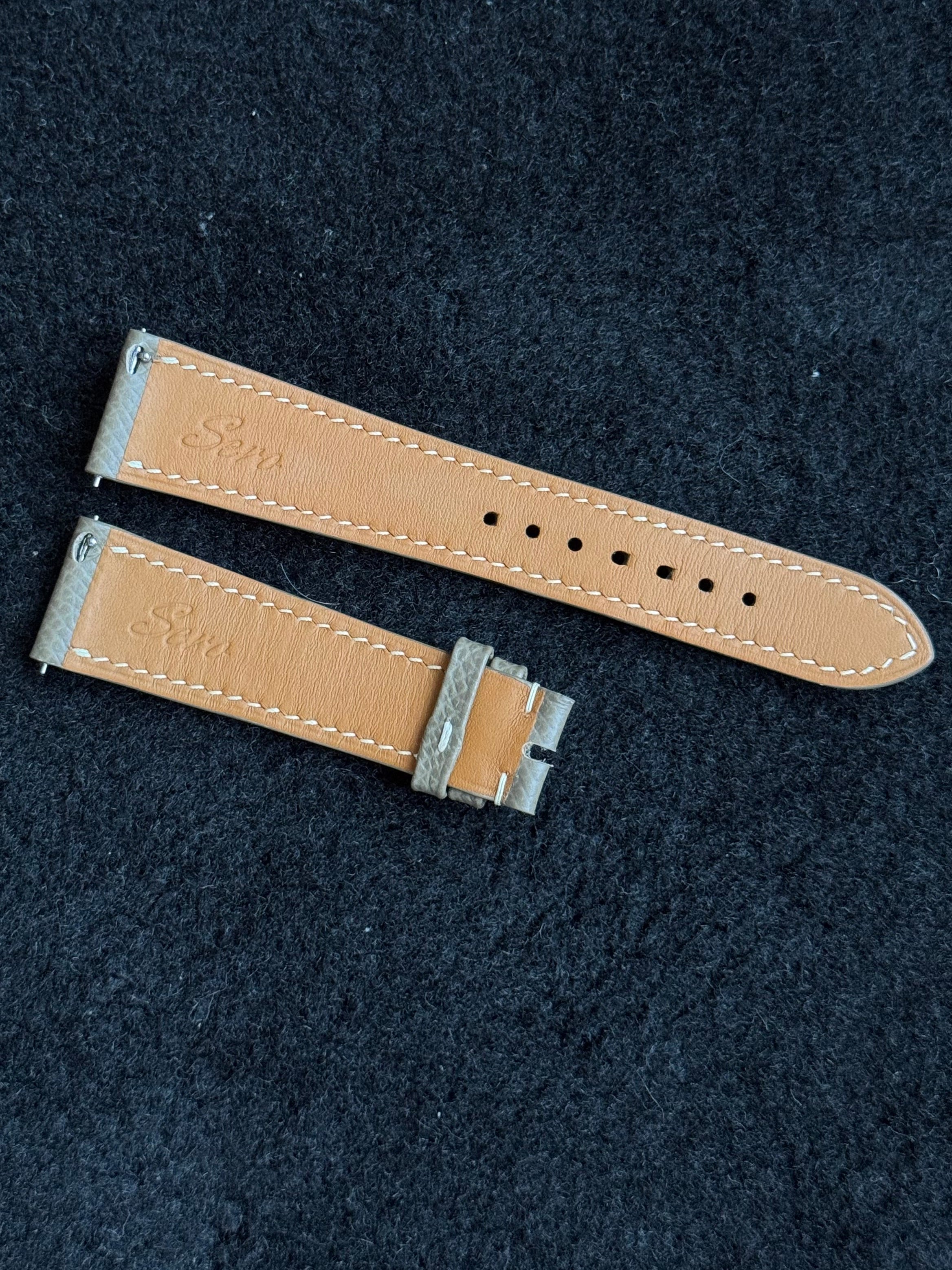 Handmade Epsom Leather Straps